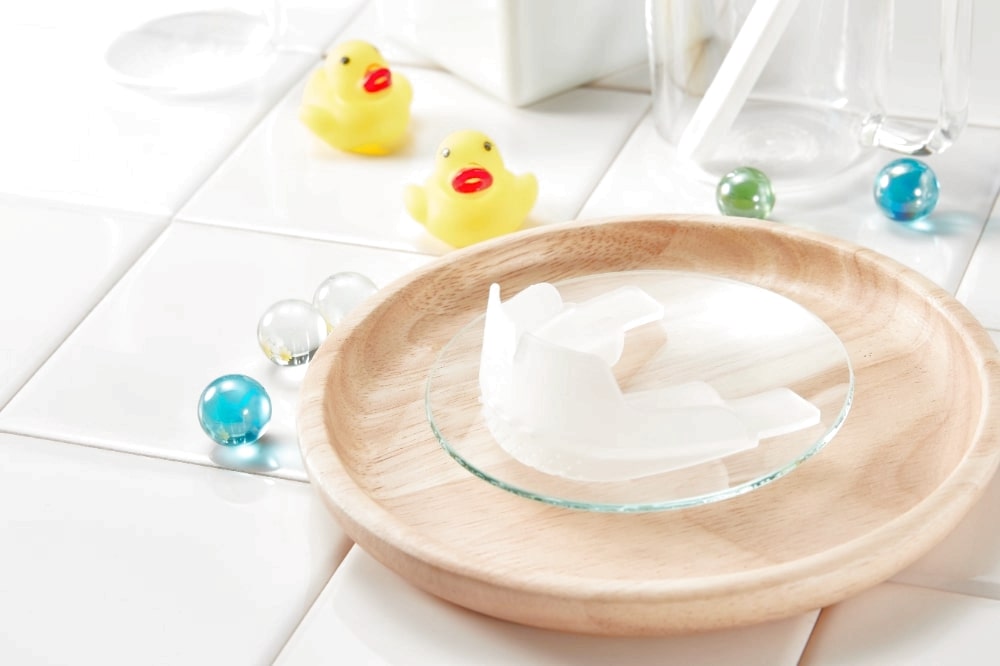 キレイラインKIDSのマウスピース装置のイメージ