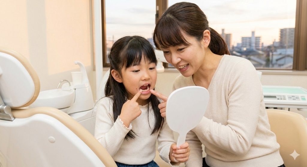 小児矯正を検討する親子|生え変わり時期に始めるメリット